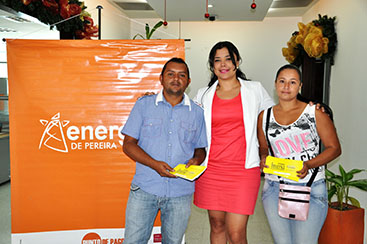 ganadores del viaje a San Andrés Isla que realizó la Empresa de Energía de Pereira